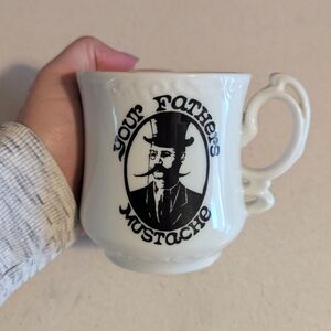 Your Father's Mustache White Ceramic Coffee Mug